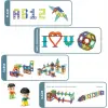 Orijinal Magnetic Tiles Light Version 140 Parça Işıklı Manyetik Lego - Magnetic Magical Işıklı Magnet - Ledli Mıknatıslı Lego