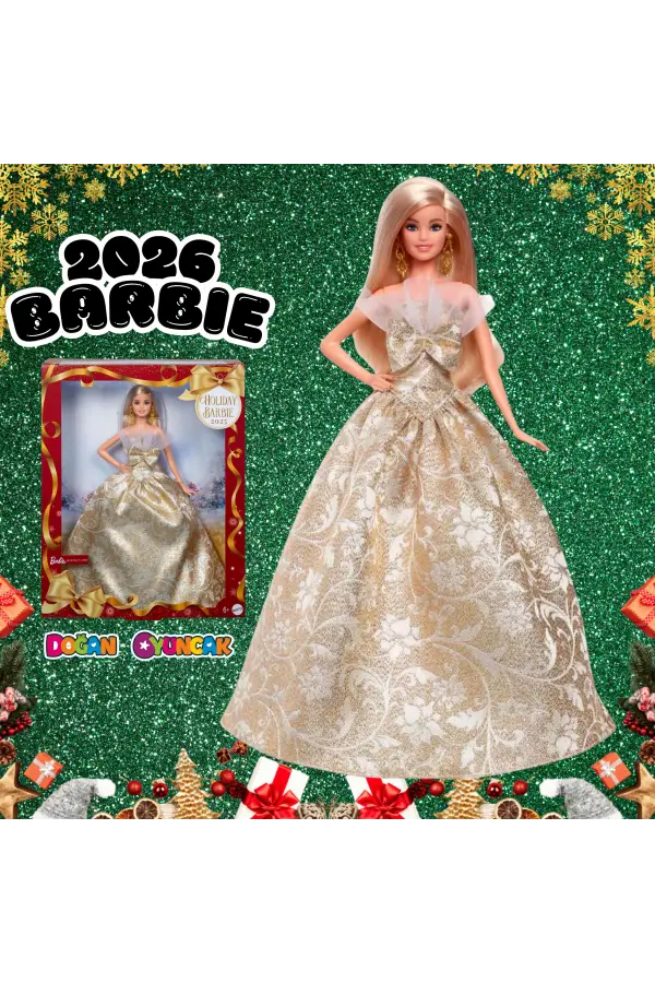 Barbie 2026 Yılbaşı Bebeği - Barbie Yılbaşı Bebek - Barbie Bebek Barbie 2025-2026 Bebeği - Holiday Barbie 2026
