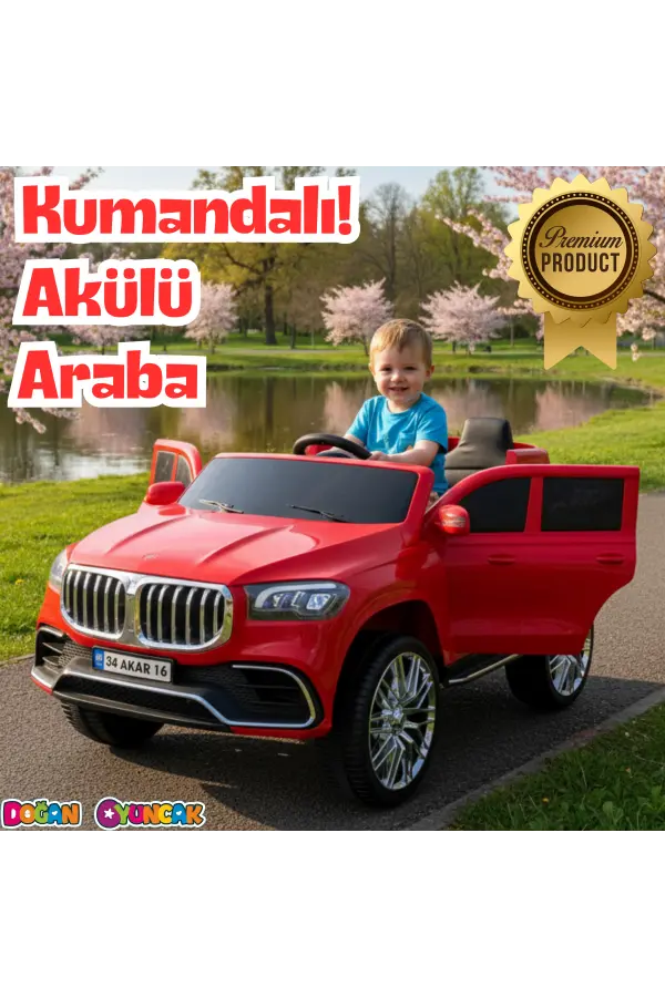 Bold GT Kırmızı Uzaktan Kumandalı 4X2 12 Volt Akülü Araba - RC BMW Akülü Araba BMW Akülü Araç