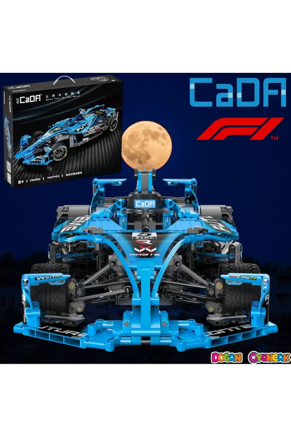CADA FORMULA E Yarış Arabası Lego - Lego Setleri - CADA Mini Lego - F1 Formula Araba Yarış Arabası