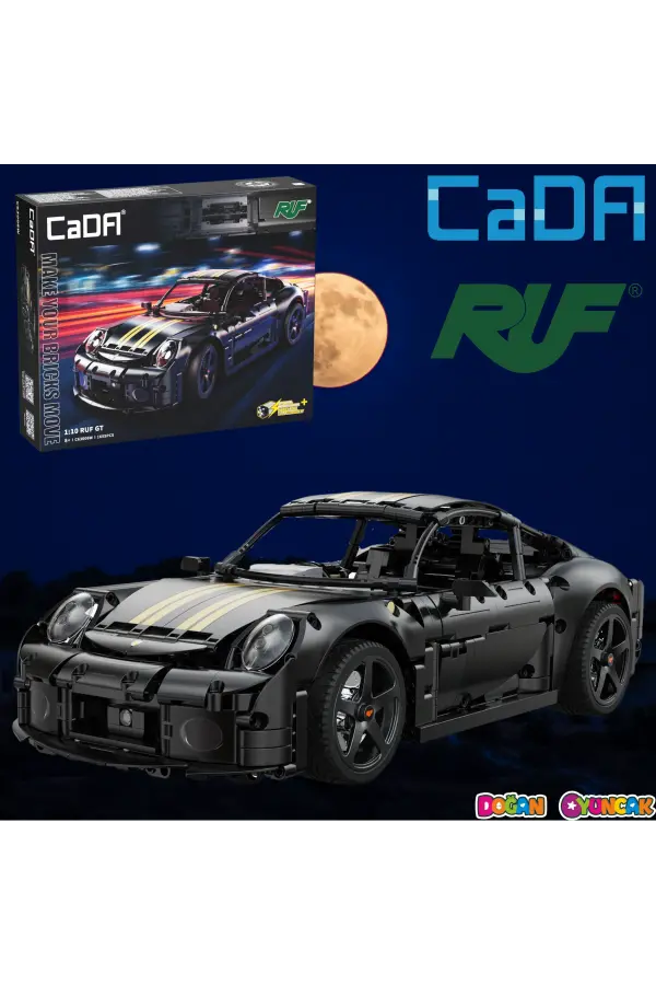 CADA Kumandalı RUF GT 2019 Motorlu Araba Lego - Lego Setleri - CADA Mini Lego - Araba CADA Lego RC Araba