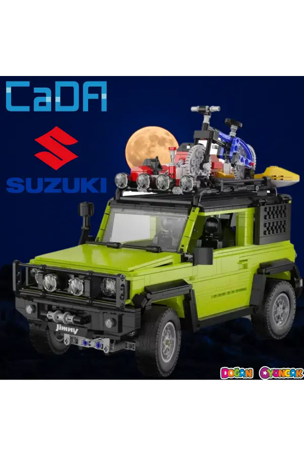 CADA Suzuki Jimny Araba Lego - Lego Setleri - CADA Mini Lego - Suzuki Jimny Araba Yarış Arabası