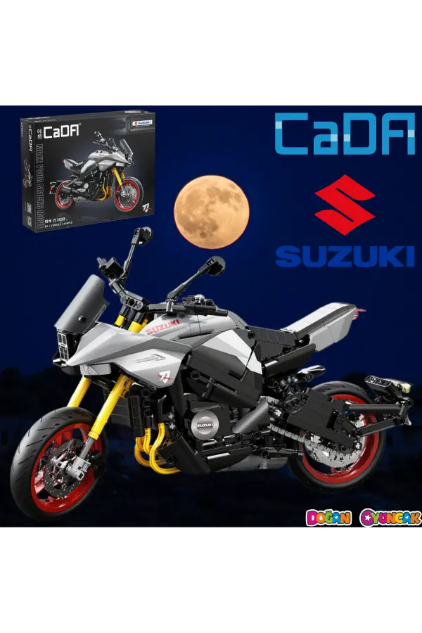 CADA Suzuki Katana 2022 Motosiklet Lego - Lego Setleri - CADA Mini Lego - Motorsiklet CADA Lego