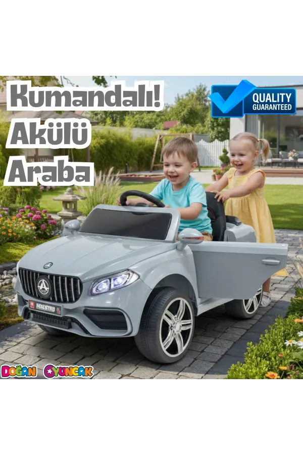 Maestro GT Gri Uzaktan Kumandalı 4X2 12 Volt Akülü Araba - RC Mercedes Akülü Araba