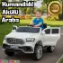 Admire GT Beyaz Uzaktan Kumandalı 4X2 12 Volt Akülü Araba - RC Audi Akülü Araba Audi Akülü Araç