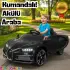 Bravo GT Siyah Uzaktan Kumandalı 4X2 12 Volt Akülü Araba - RC Bugatti Akülü Araba