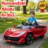 Favori GT Kırmızı Uzaktan Kumandalı 4X2 12 Volt Akülü Araba - RC Ferrari Akülü Araba