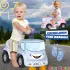 Go Hero İlk Arabam Pembe - Binmeli Araba İlk Arabam - Çocuk Arabası - İlk Adım Arabası - 4 Teker Araç