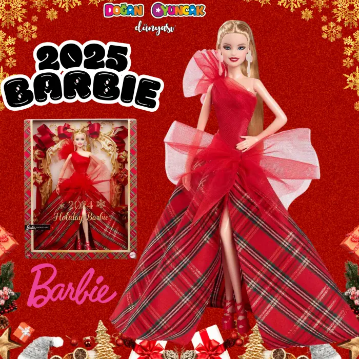 Barbie 2025 Yılbaşı Bebeği - Barbie Yılbaşı Bebek - Barbie Bebek Barbie 2024-2025 Bebeği - Holiday Barbie 2025