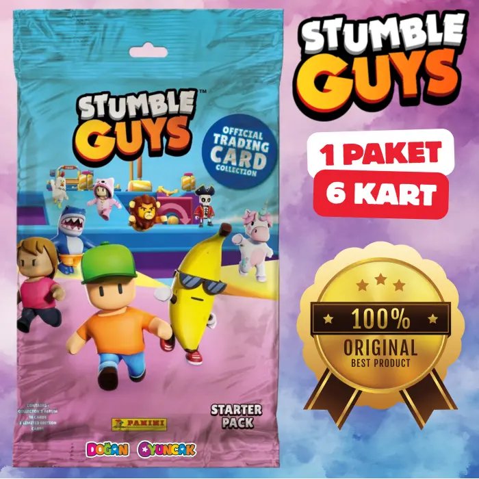 Orijinal Stumble Guys Treadin Card - Stumble Guys Oyun Kartları - Stumble Guys Koleksiyonluk Kartı Stumble Guys Kart