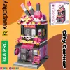 Mikro Blok Makyaj Dükkanı 348 Parça - Lego Setleri - Keeppley Mini Lego - Dükkan Lego - Keeppley Lego - Mikro Bloklar