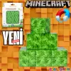 Minecraft Çimen Desenli Blok Manyetik Lego Minecraft Manyetik Lego Minecraft Lego Megnetic Blocks