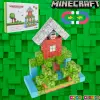 Minecraft Orman Temalı 88 Parça Manyetik Lego Minecraft Manyetik Lego Minecraft Lego Megnetic Blocks