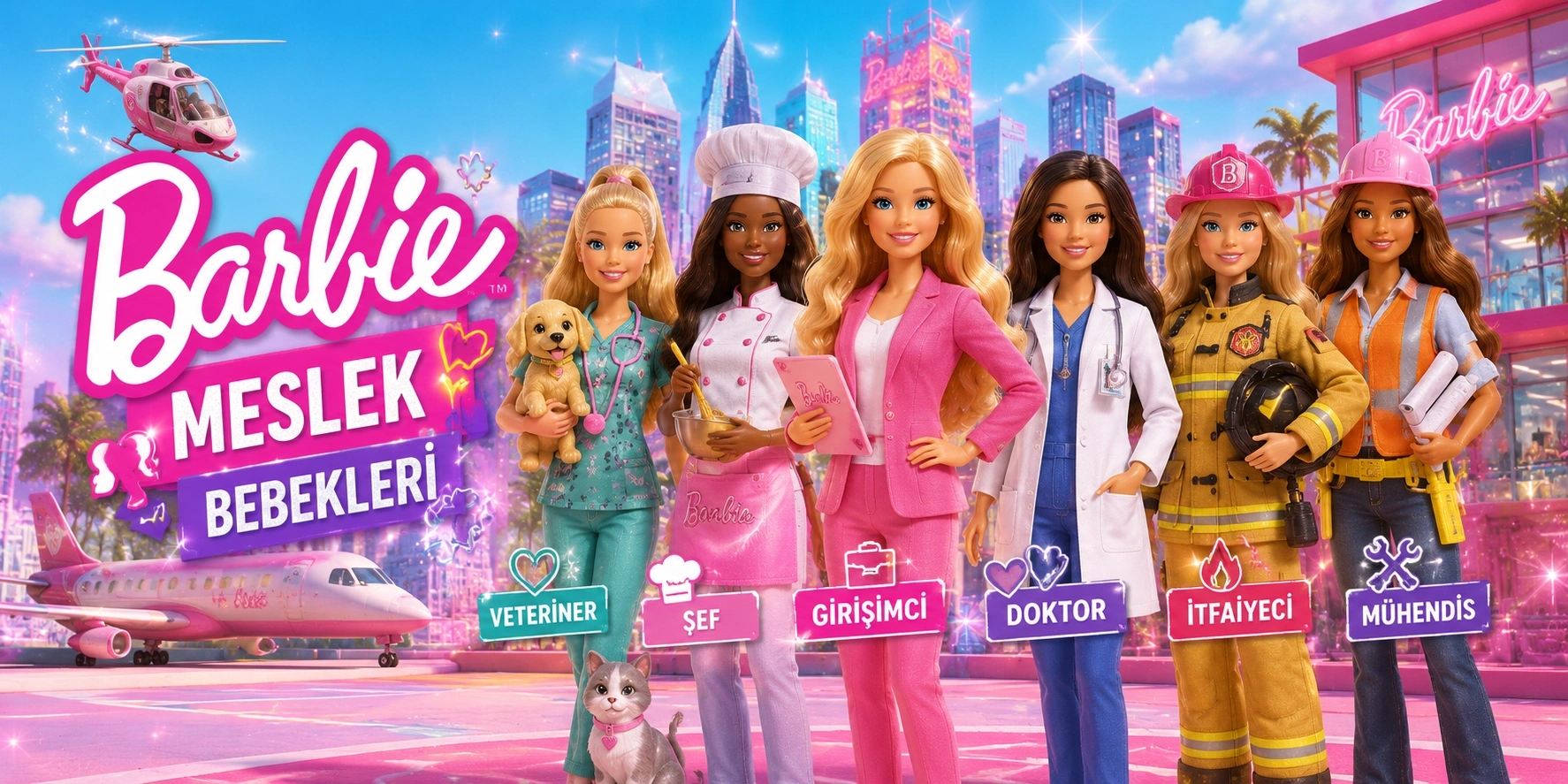 Barbie Meslek Bebekleri