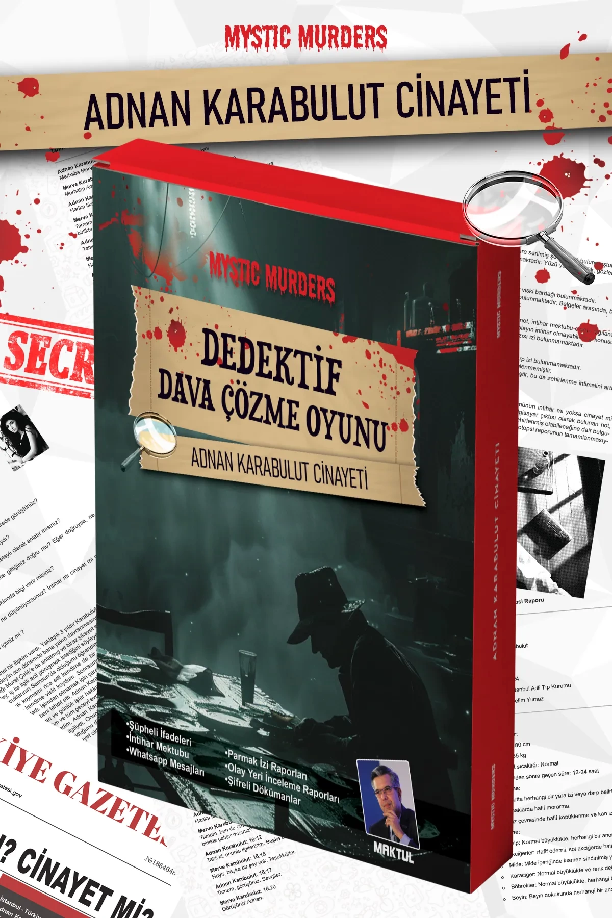 Adnan Karabulut Davası Dedektif Oyunu - Dava Çözme Oyunu - Suç Çözme Oyunu - Cinayet Oyunu Cinayet Çözme