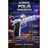 Mantar Patlatan Metal Gümüş Polis Tabancası - Metal Polis Silahı Çelik Mantar Silahı