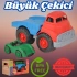 Lüx Kırmızı Büyük Çekici Kamyon - Plastik Çekici - Kırılmaz Oyuncak - Kırılmaz Çekici - Çekici Oyuncakları - Çekici Setleri