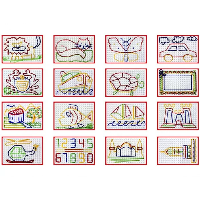 10lu Rooper İp Cambazı Oyunu - Oyuncak İp Geçirme - Resim Oyunu Rooper Oyunu - Anaokulu Oyuncak