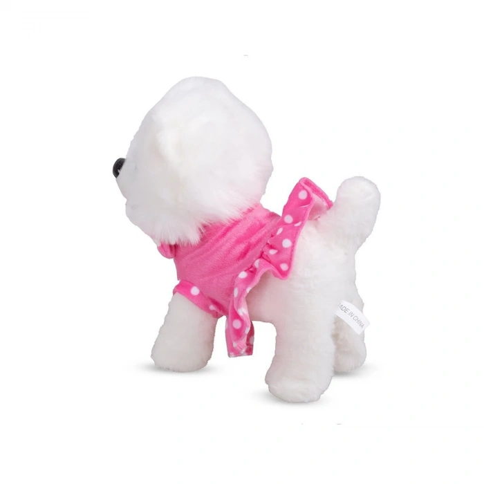 Pilli Sesli Yürüyen Sevimli Köpek Puffy - Kumandalı Peluş Köpek - Havlayan Sevimli Köpek - Hareket Eden Köpek