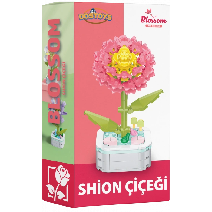 Mikro Blok Shion Çiçeği Çiçek Lego - Lego Setleri Mini Lego - Çiçek Lego - Blossom Çiçek Lego