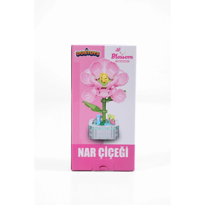 Mikro Blok Nar Çiçeği Çiçek Lego - Lego Setleri Mini Lego - Çiçek Lego - Blossom Çiçek Lego