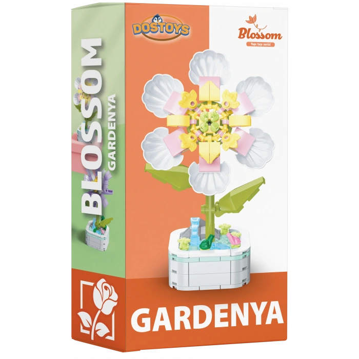 Mikro Blok Gardenya Çiçek Lego - Lego Setleri Mini Lego - Çiçek Lego - Blossom Çiçek Lego