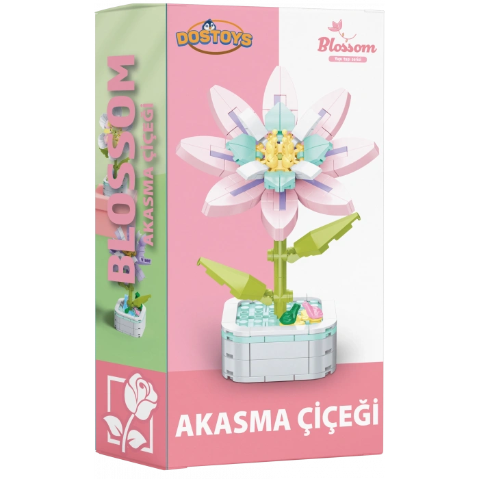 Mikro Blok Akasma Çiçeği Çiçek Lego - Lego Setleri Mini Lego - Çiçek Lego - Blossom Çiçek Lego
