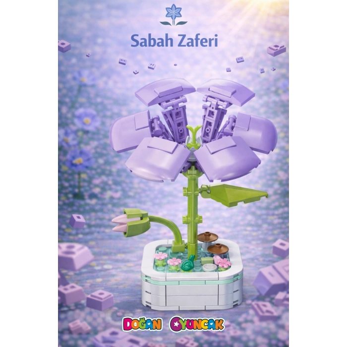 Mikro Blok Sabah Zaferi Çiçek Lego - Lego Setleri Mini Lego - Çiçek Lego - Blossom Çiçek Lego