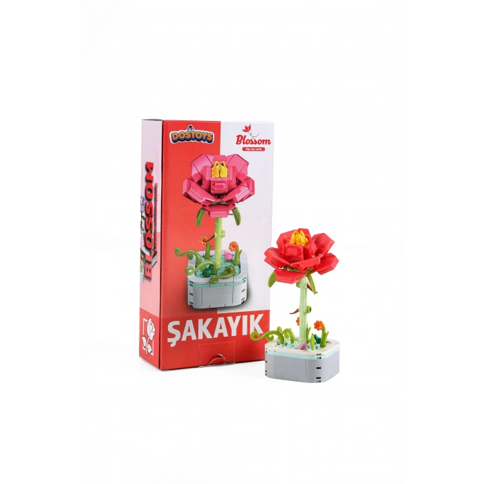 Mikro Blok Şakayık Çiçek Lego - Lego Setleri Mini Lego - Çiçek Lego - Blossom Çiçek Lego