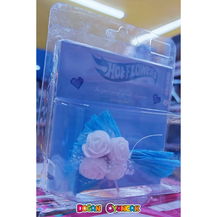 Hot Flowers Aynalı Çiçek Mavi - Hediyelik Hotflowers Çiçek Mini Buket Spotify Hotflowers Çiçek