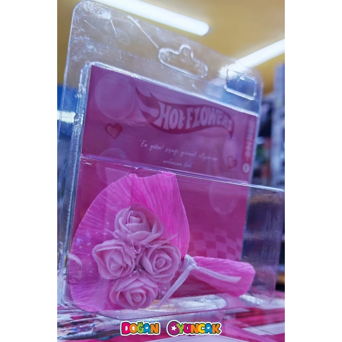 Hot Flowers Aynalı Çiçek Pembe - Hediyelik Hotflowers Çiçek Mini Buket Spotify Hotflowers Çiçek