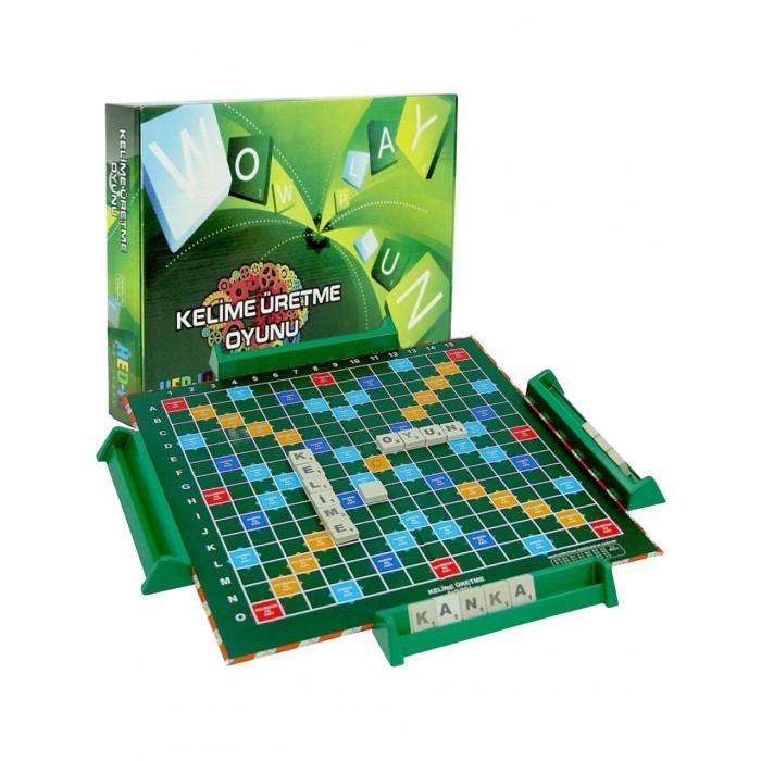 Scrabble Türkçe Kelime Oyunu - Kelime Üretme Oyunu Akıl ve Zeka Oyunu - Scrabble Oyunu