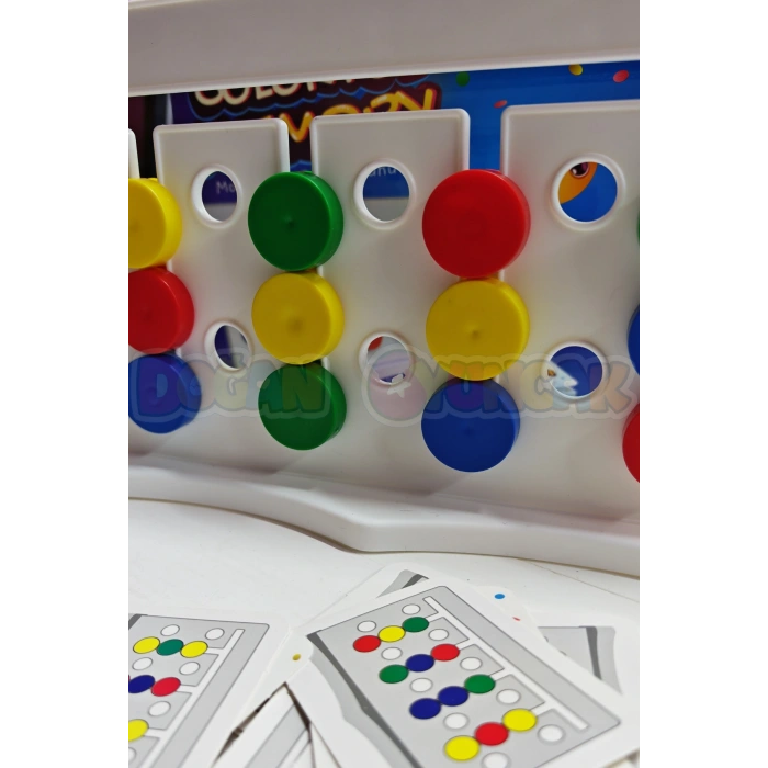 Renk Hafıza Oyunu - Rubik Abaküs Montessori Zeka Oyunu Eğitici Oyuncak