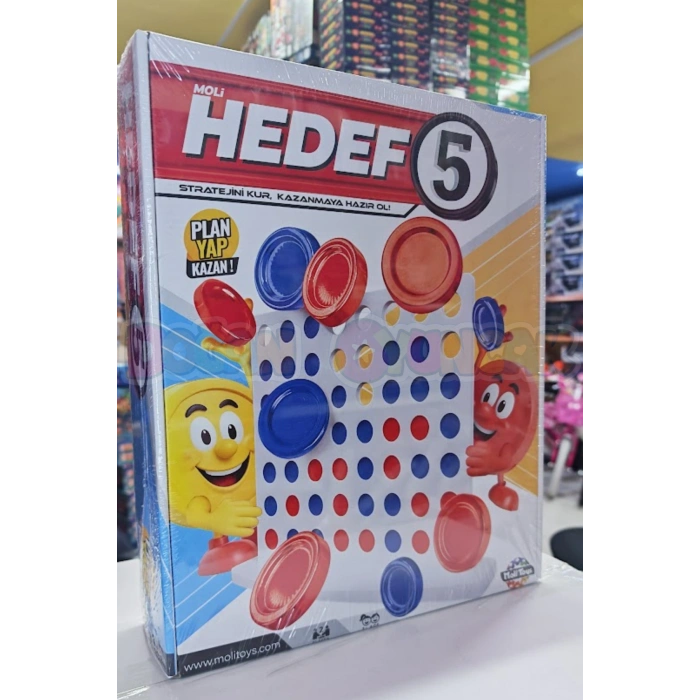 Moli Hedef 5 Oyunu - Akıl ve Zeka Oyunu - Hedef 5 Oyunu - Strateji Oyunu