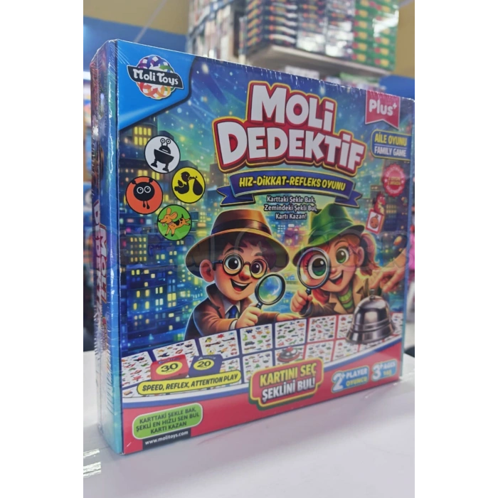 Moli Dedektif Oyunu - Akıl ve Zeka Oyunu - Görsel Dikkat Oyunu - Strateji Oyunu