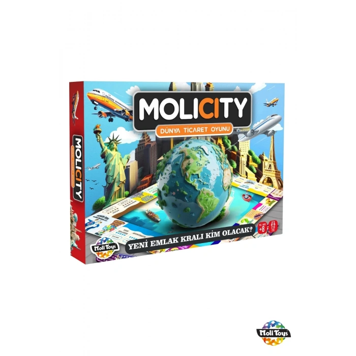 Molicity Dünya Emlak Ticaret Oyunu - Molicity Oyunu - Monoply Strateji Oyunu