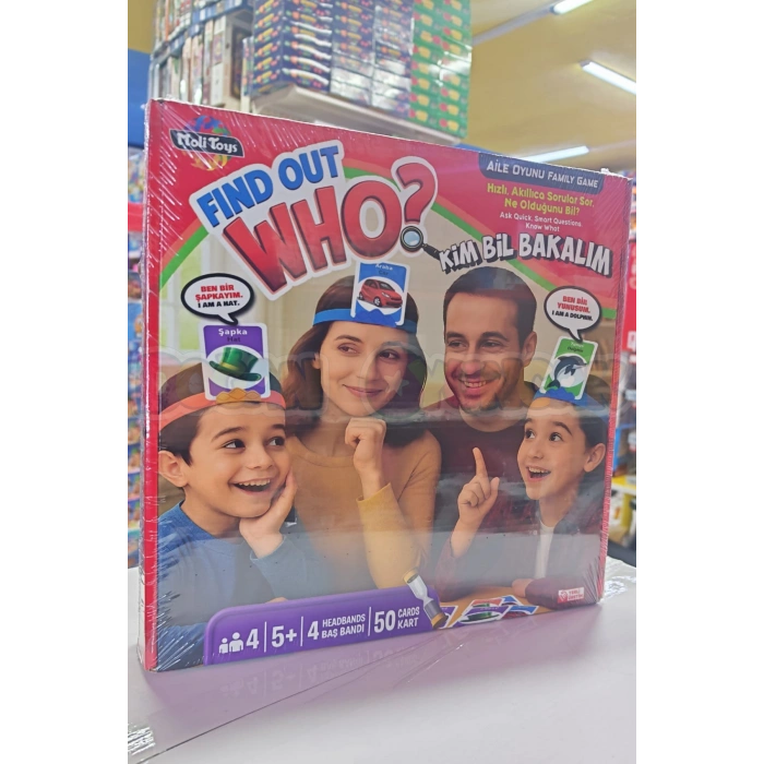 Kim Bil Bakalım Oyunu - Ben Kimim Oyunu Aile Oyunu Kutu Oyunu Find Out Who Games