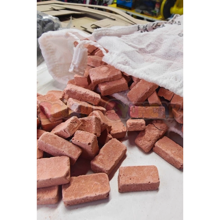 Brick House Minyatür Inşaat Seti - Tuğla İnşaat Seti Ev Yapma Seti Kiramit Seti