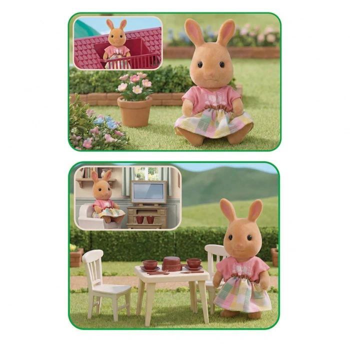 Doğa Ailesi Villa Evi Oyuncak Ev - Tavşan Ailesi Oyun Evi Tavşan Tatil Evi Sylvanian Evi