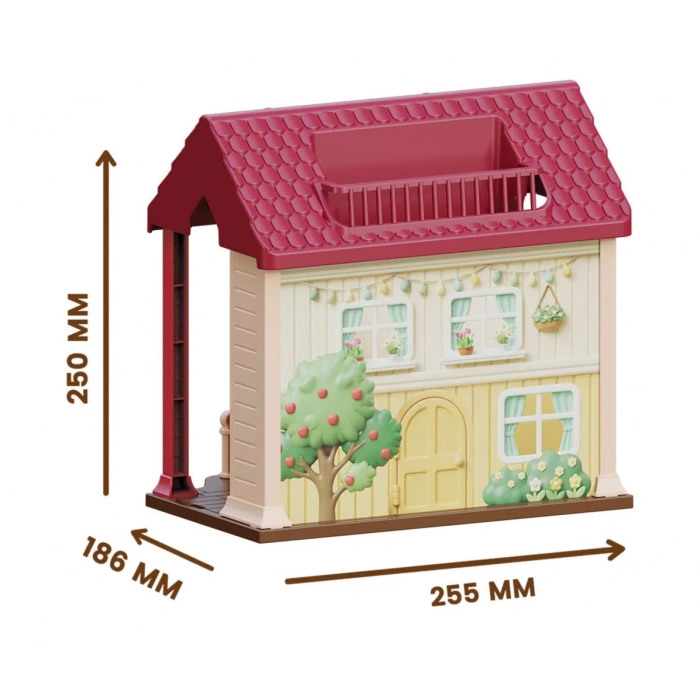 Doğa Ailesi Kır Evi Oyuncak Ev - Tavşan Ailesi Oyun Evi Tavşan Tatil Evi Sylvanian Evi