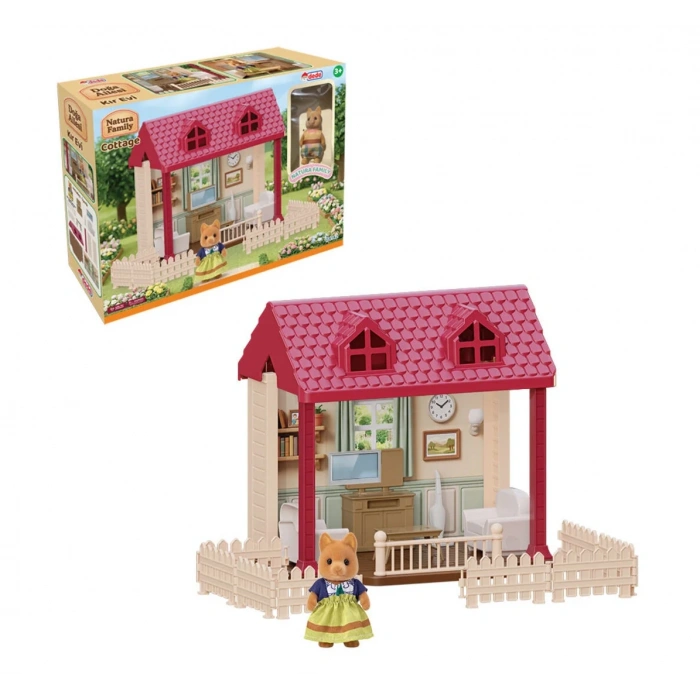Doğa Ailesi Kır Evi Oyuncak Ev - Tavşan Ailesi Oyun Evi Tavşan Tatil Evi Sylvanian Evi