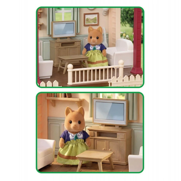Doğa Ailesi Kır Evi Oyuncak Ev - Tavşan Ailesi Oyun Evi Tavşan Tatil Evi Sylvanian Evi