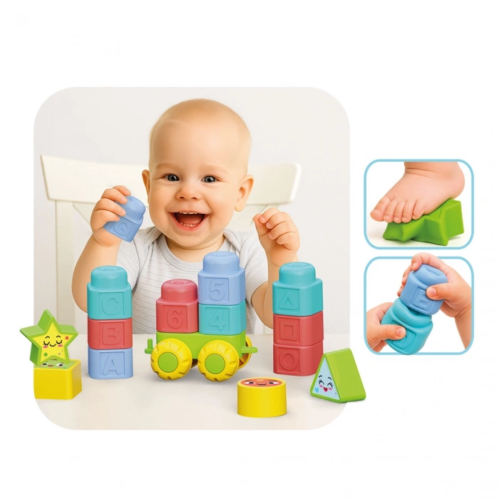 Yumuşak Big Bloklar ABC & 123 - Büyük Yumuşak Bloklar - Büyük Soft Lego Oyuncakları