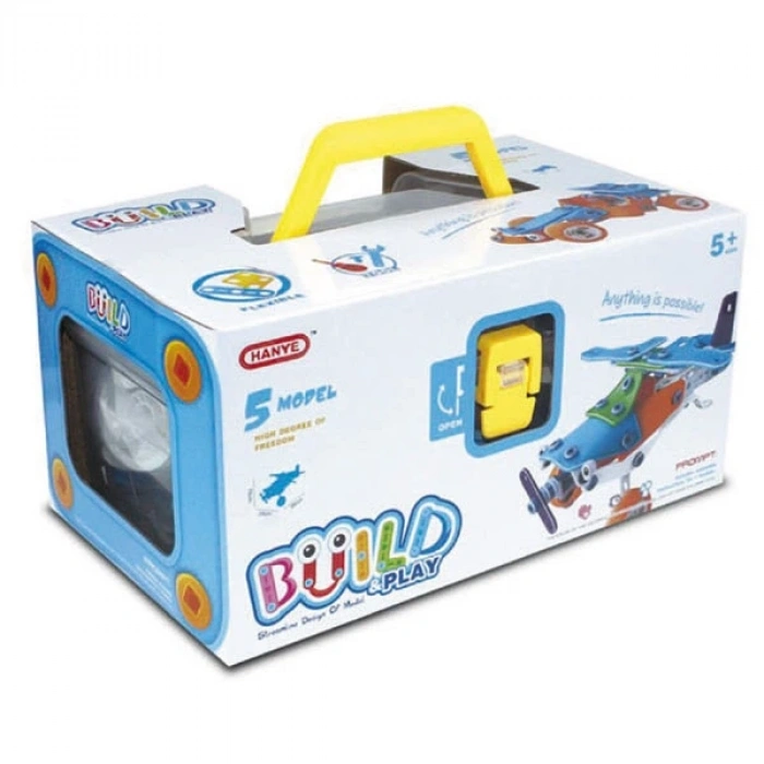 Hanye Sök-Tak Karma Seti Modeli - Oyuncak Söktak 5i Bir Arada Çanta Modeli - Lego Setleri