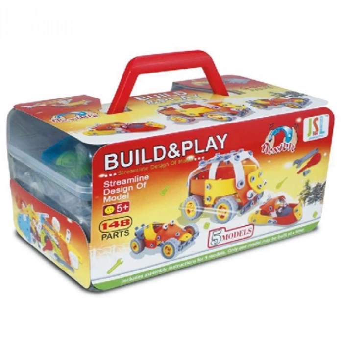 Hanye Sök-Tak Karma Seti Modeli 2 - Oyuncak Söktak 5i Bir Arada Çanta Modeli - Lego Setleri