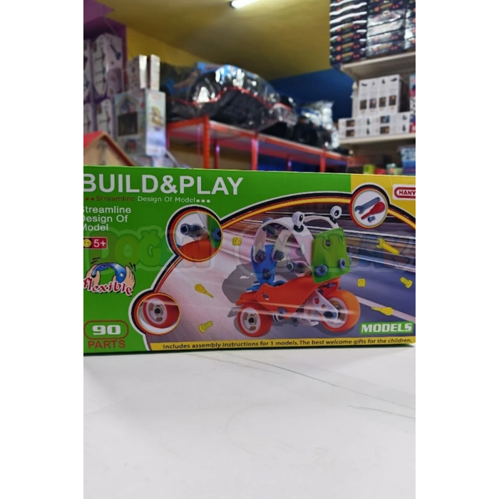 Hanye Sök-Tak Motosiklet Modeli 2 - Oyuncak Söktak Motorsiklet Modeli - Lego Setleri