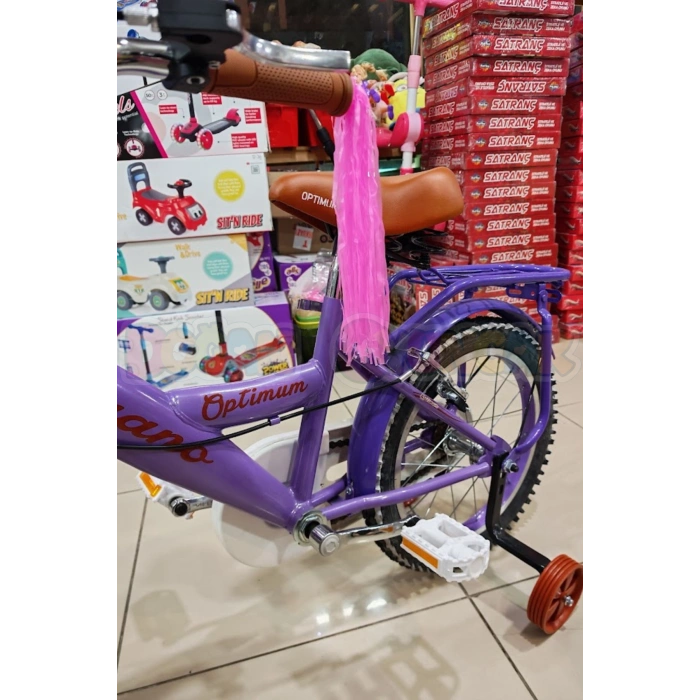BMX Legano Optimum Series Retro 16 Jant Çocuk Bisikleti Mor - Legano 16 Jant Bisiklet Retro BMX Bisiklet