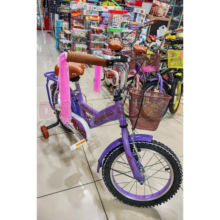 BMX Legano Optimum Series Retro 16 Jant Çocuk Bisikleti Mor - Legano 16 Jant Bisiklet Retro BMX Bisiklet