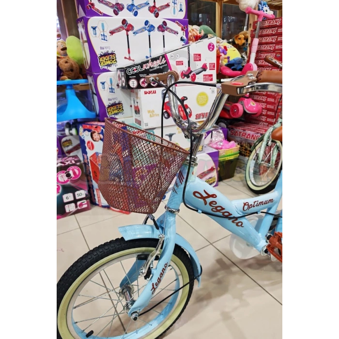 BMX Legano Optimum Series Retro 16 Jant Çocuk Bisikleti Mavi - Legano 16 Jant Bisiklet Retro BMX Bisiklet