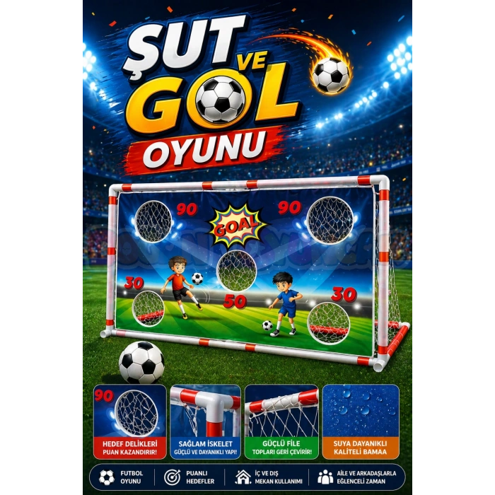 Şut ve Gol Oyunu - Futbol Maçı Oyuncak - Futbol Oyuncakları - Top Oyuncak Langırt Setleri - Langırt Oyuncakları - Masa Oyunu